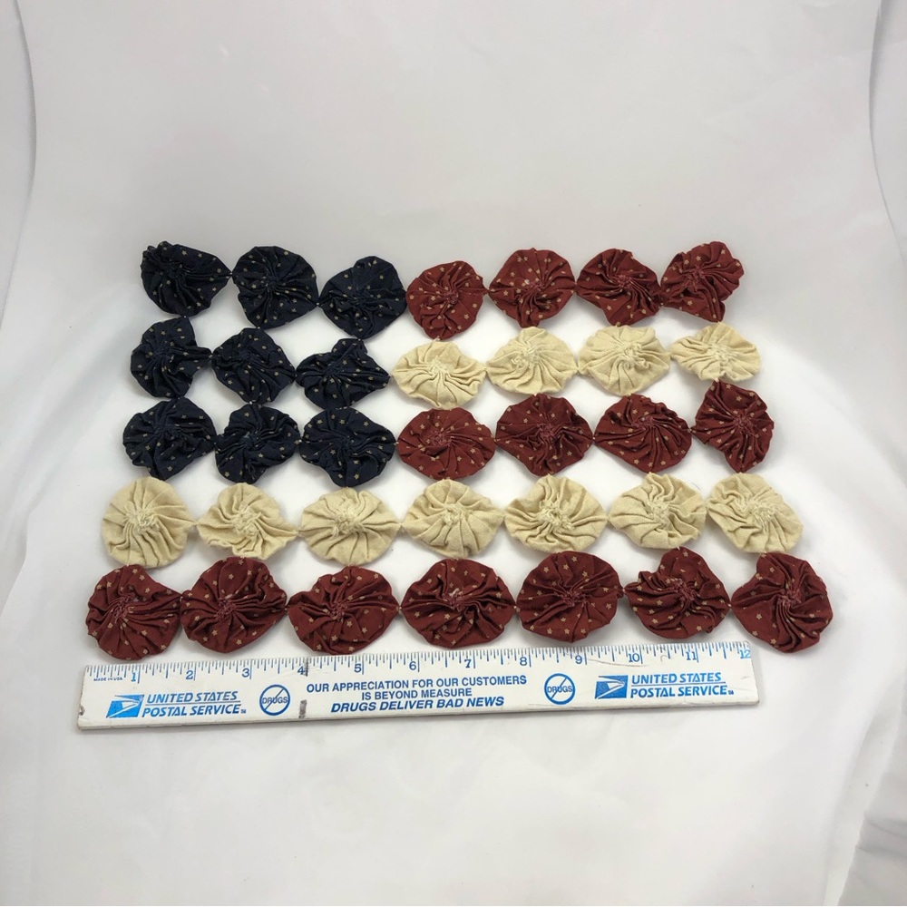 Hand made vintage sewn American flag - Picture 5 of 6